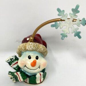 Home Interiors Snowman Candle Snuffer NWT